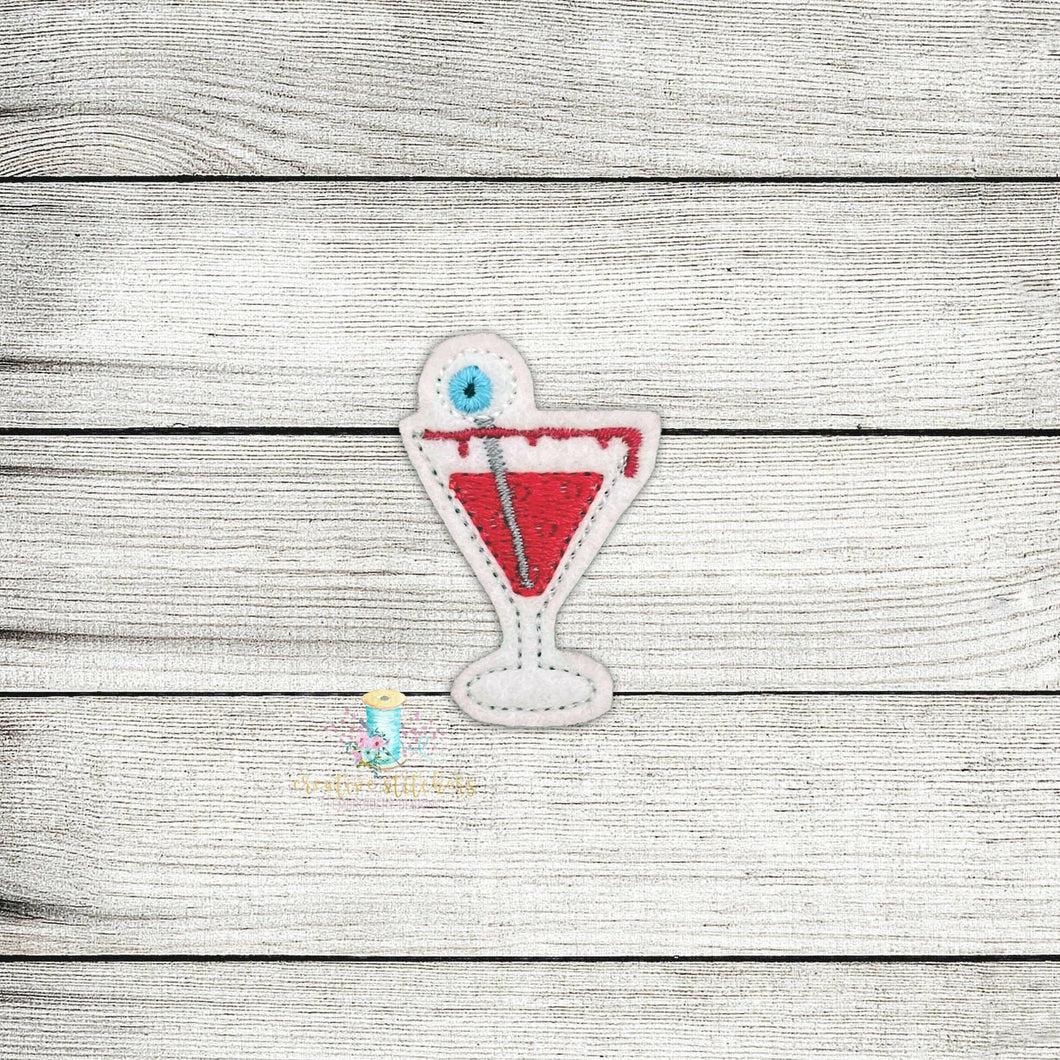 Eyeball Drink Digital Embroidery Design File