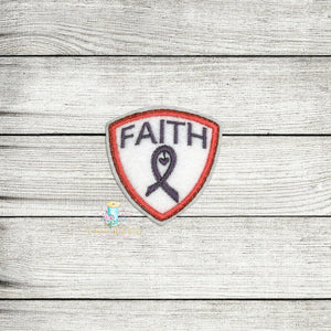 Cancer Badge Feltie Digital Embroidery Design File