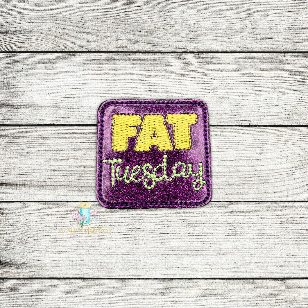Fat Tuesday Feltie Digital Embroidery Design File