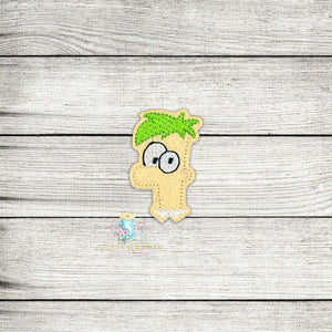 Ferb Head Digital Embroidery Design File