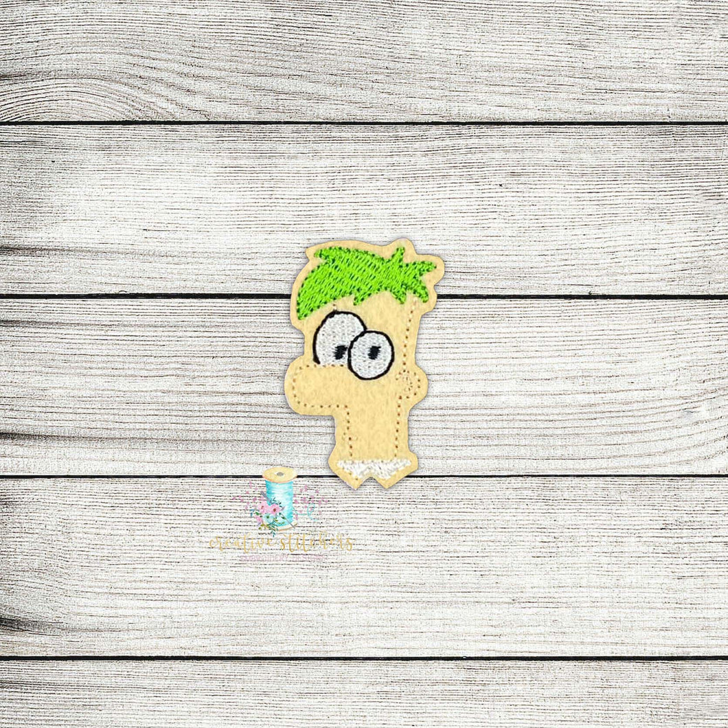 Ferb Head Digital Embroidery Design File