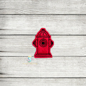 Fire Hydrant Feltie Digital Embroidery Design File
