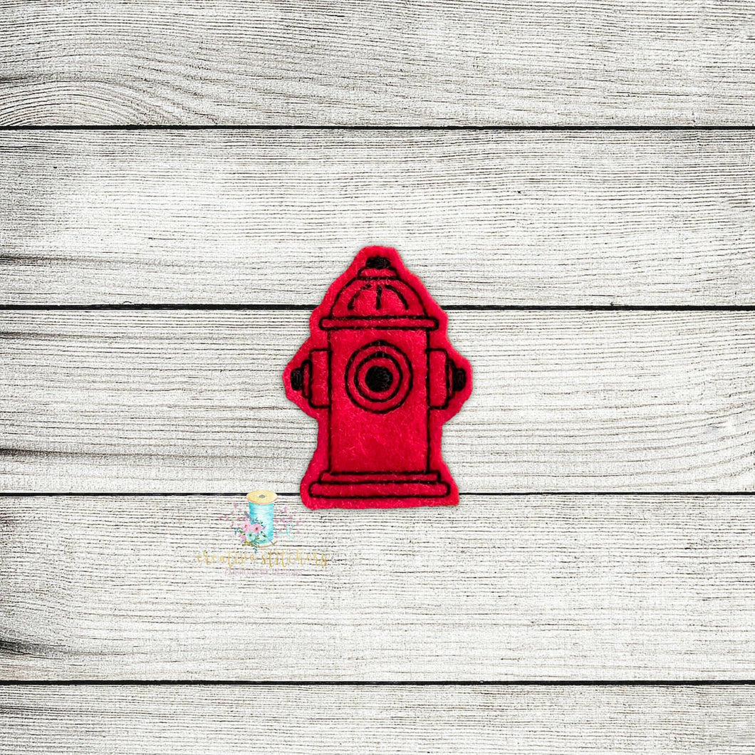 Fire Hydrant Feltie Digital Embroidery Design File