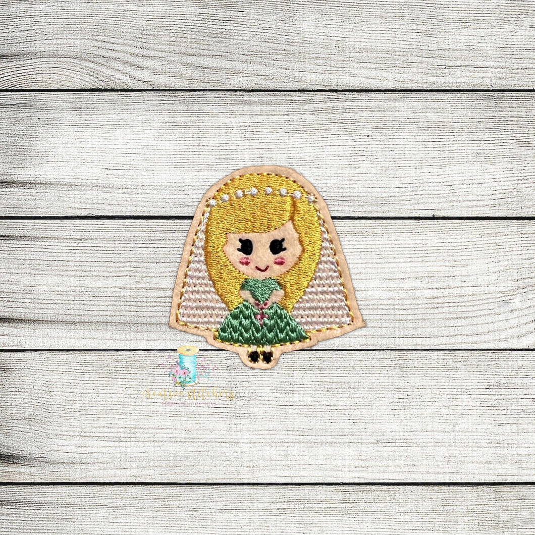 First Communion Girl Feltie Digital Embroidery Design File