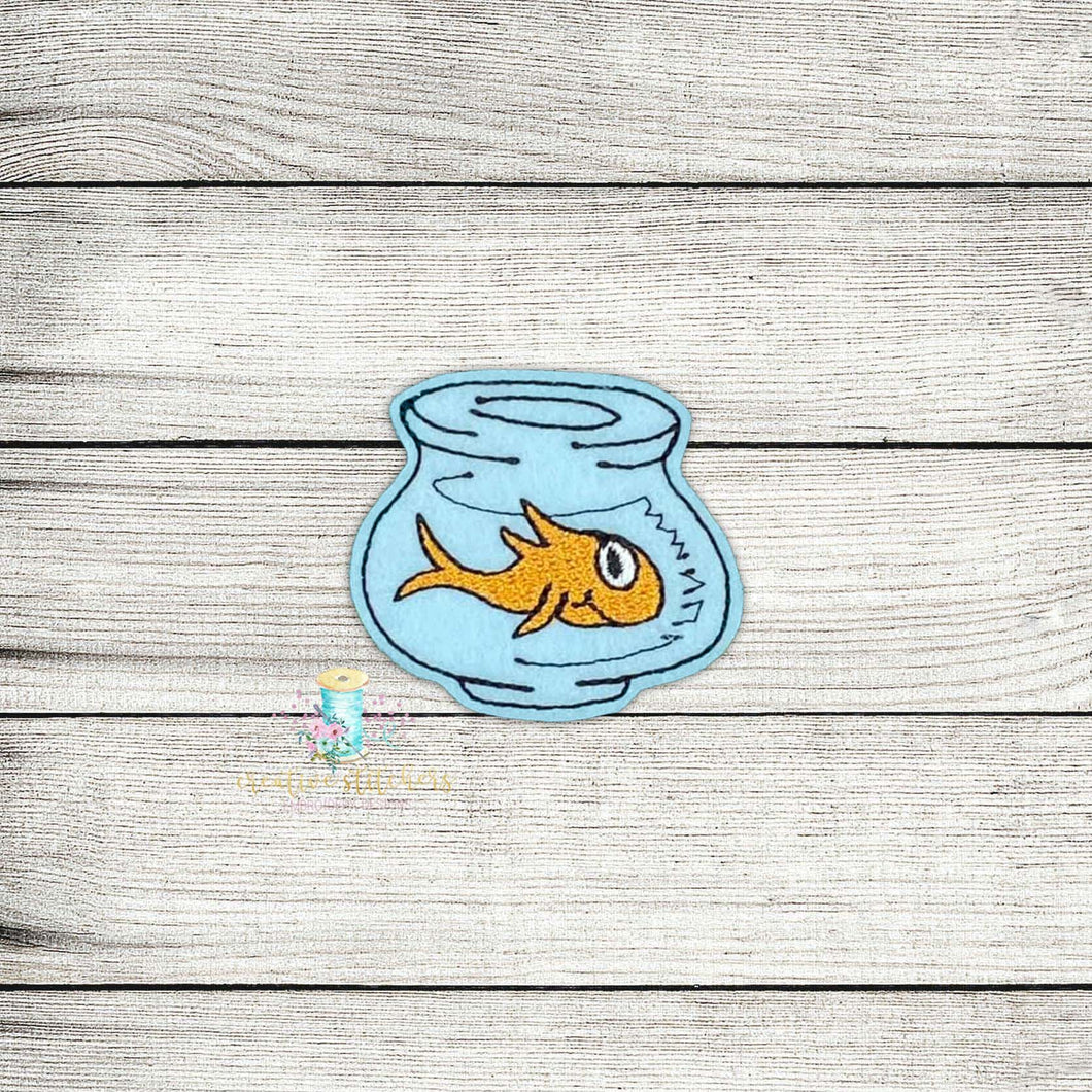 Dr Fish Bowl Digital Embroidery Design File