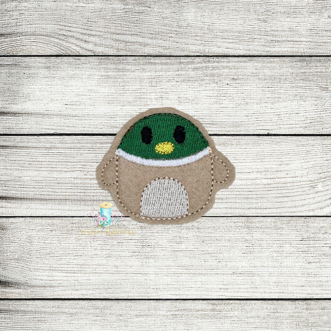 Fluffy Duck Feltie Digital Embroidery Design File