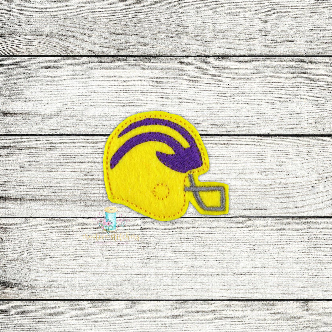Football Helmet Feltie Digital Embroidery Design File