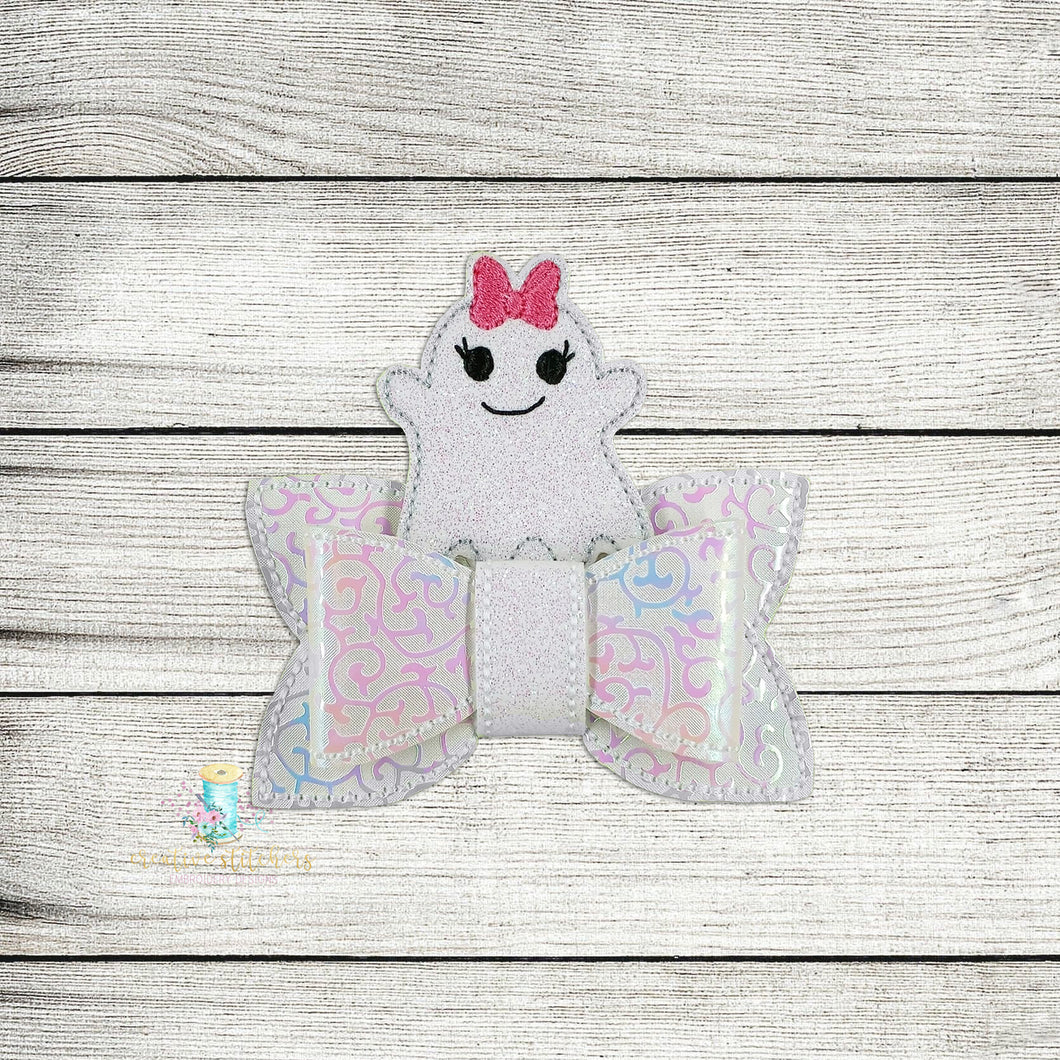 Ghost with Loop Digital Embroidery Design File