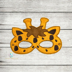 Giraffe Mask Digital Embroidery Design File
