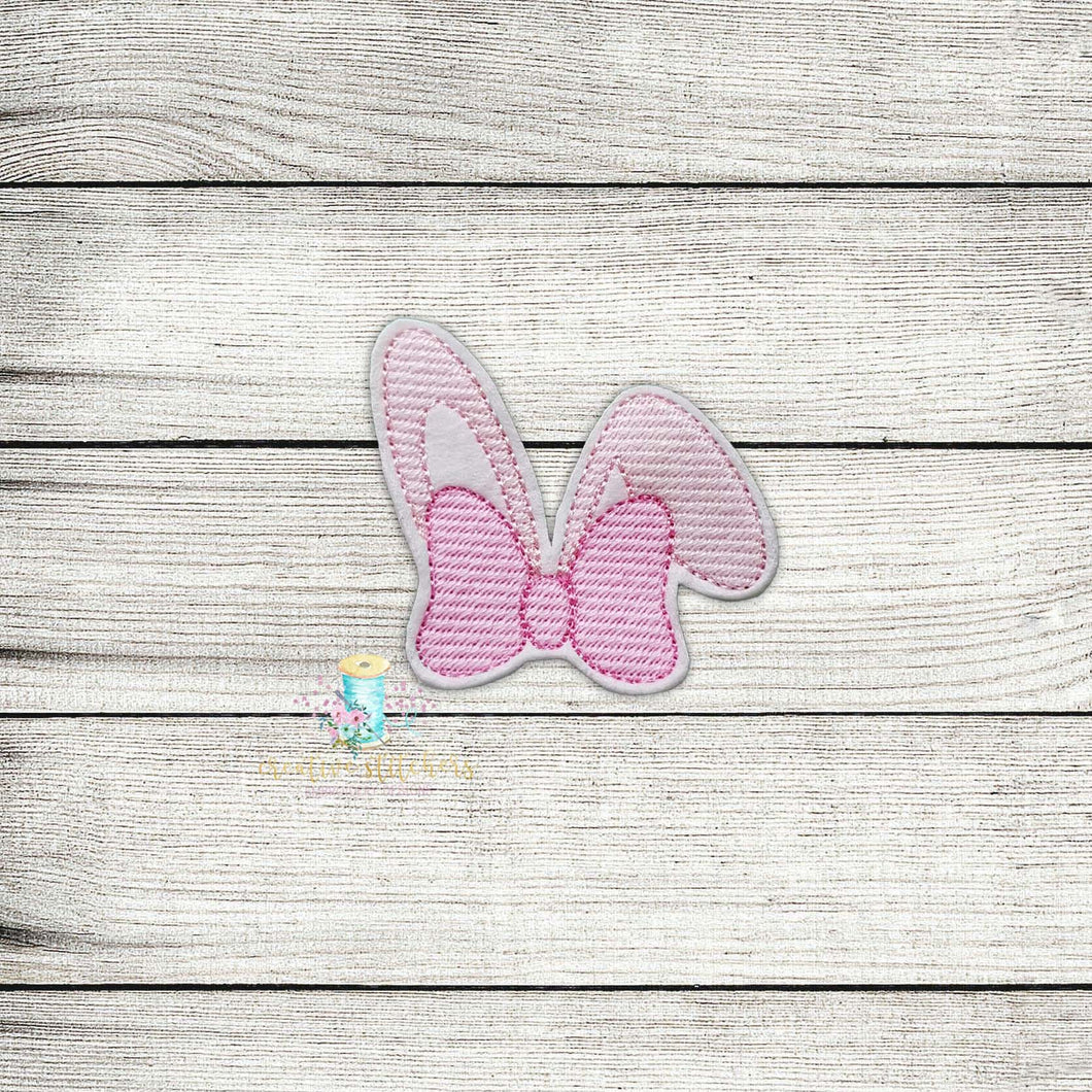 Girl Bunny Ears Digital Embroidery Design File PP