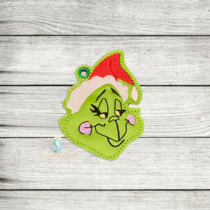 Mean One Ornament Digital Embroidery Design File