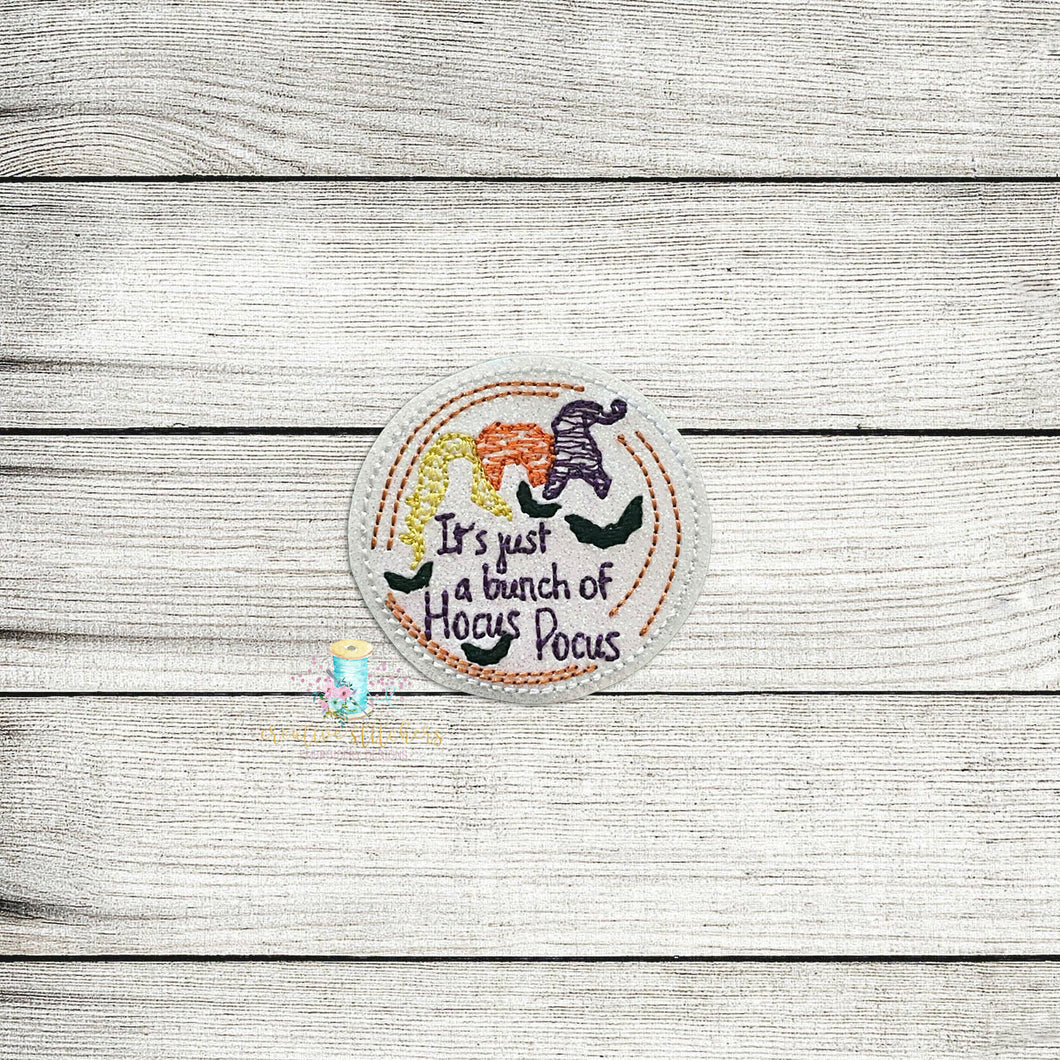 HP Circle Feltie Digital Embroidery Design File