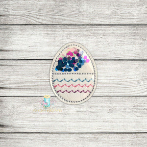 Half Egg Shaker Digital Embroidery Design File