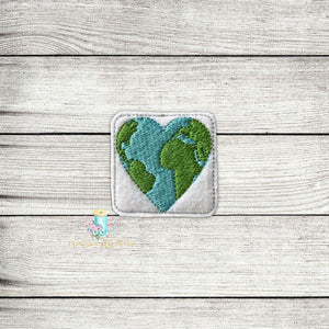 Heart Planet Digital Embroidery Design File