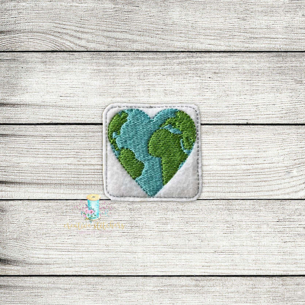 Heart Planet Digital Embroidery Design File