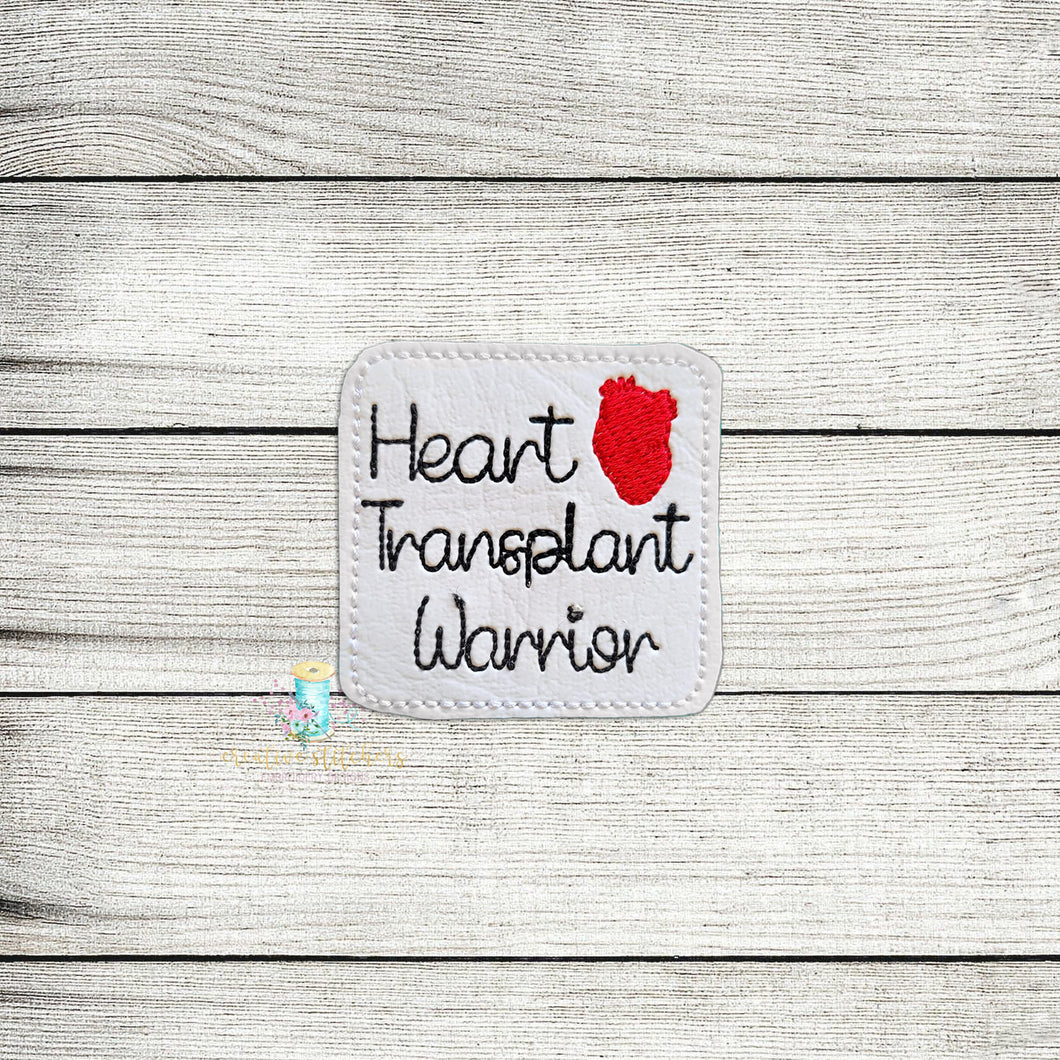 Heart Transplant Warrior Feltie Digital Embroidery Design File