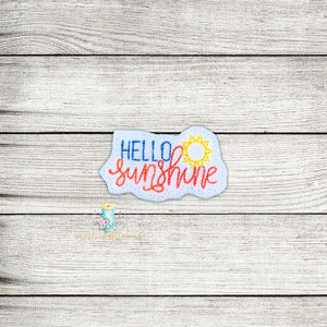 Hello Sunshine Digital Embroidery Design File PP