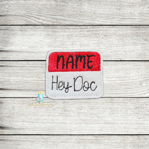 Hey Doc Feltie Digital Embroidery Design File