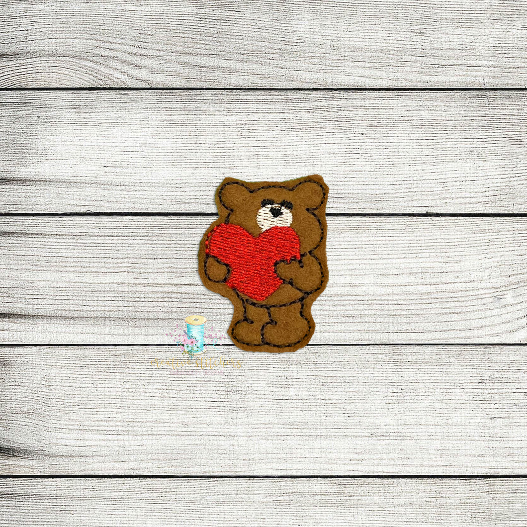Huggy Bear Feltie Digital Embroidery Design File