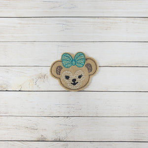 Shelly Bear Embroidery Design File PP