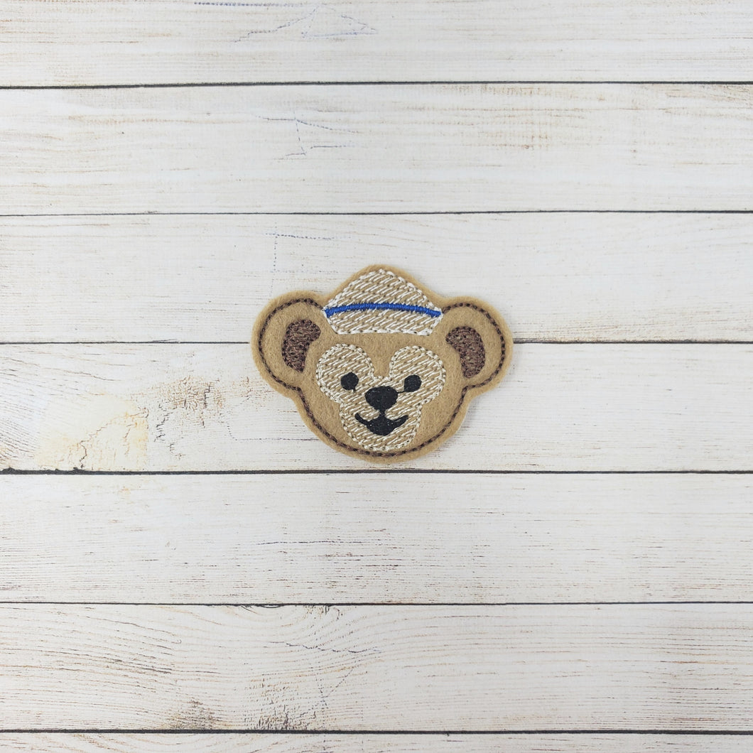 Bear Duffy Hat Embroidery Design File PP