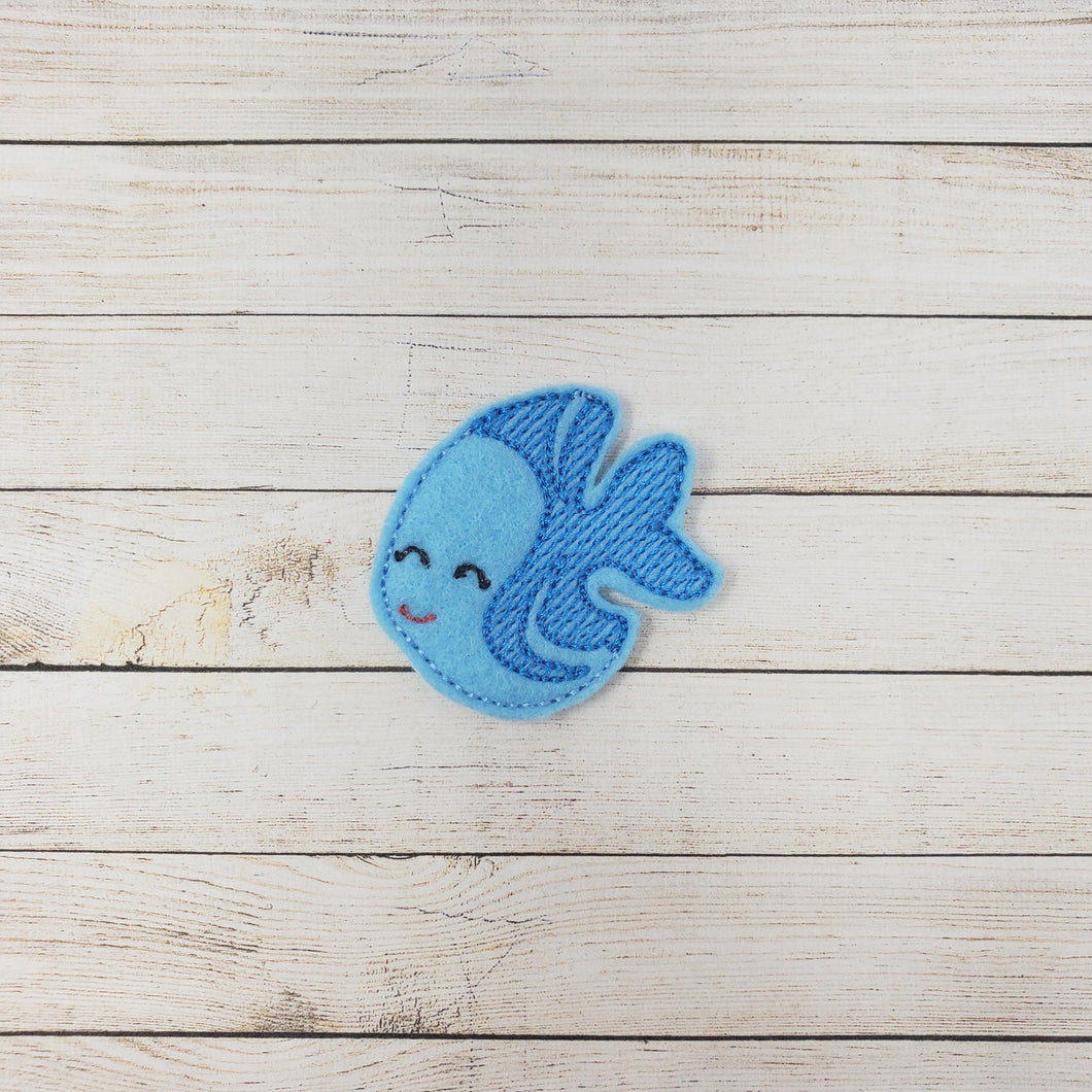 Girly Fish Embroidery Design File PP