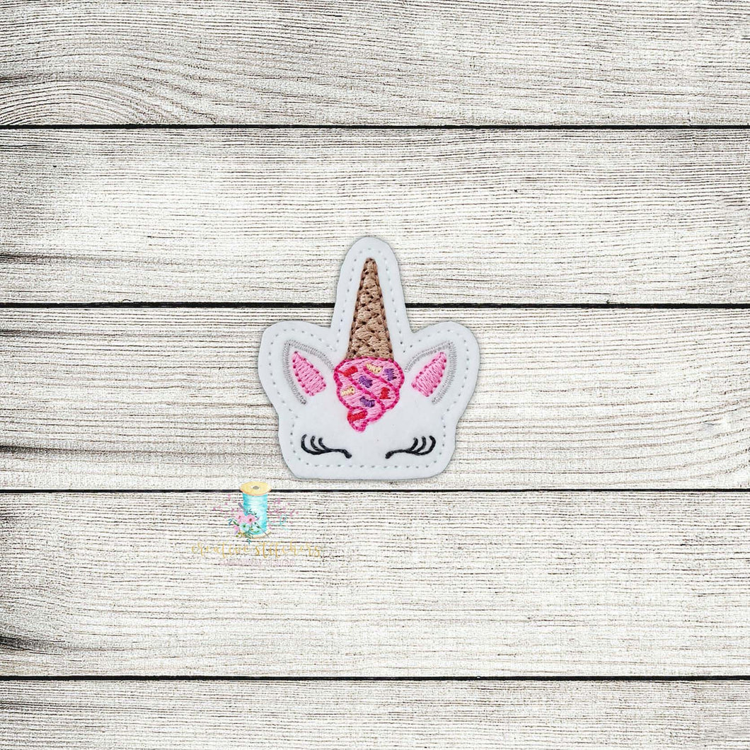 Unicorn Ice Cream Digital Embroidery Design File PP