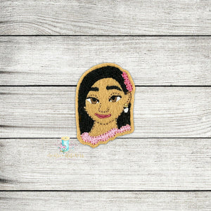 Isabella Head Feltie Digital Embroidery Design File