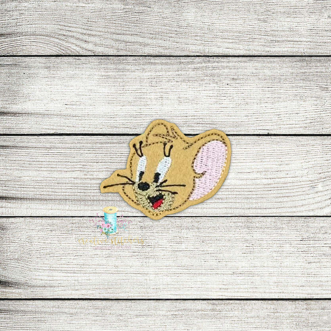 Jerry Mouse Head Digital Embroidery Design File