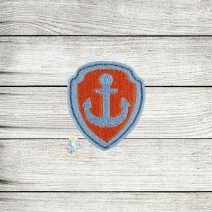 Labrador Patrol Shield Digital Embroidery Design File