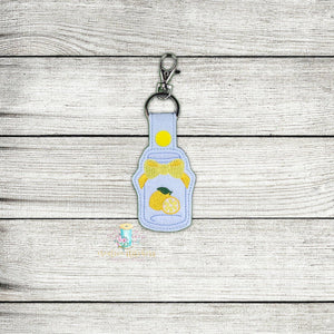 Lemon Jar Keyfob Digital Embroidery Design File