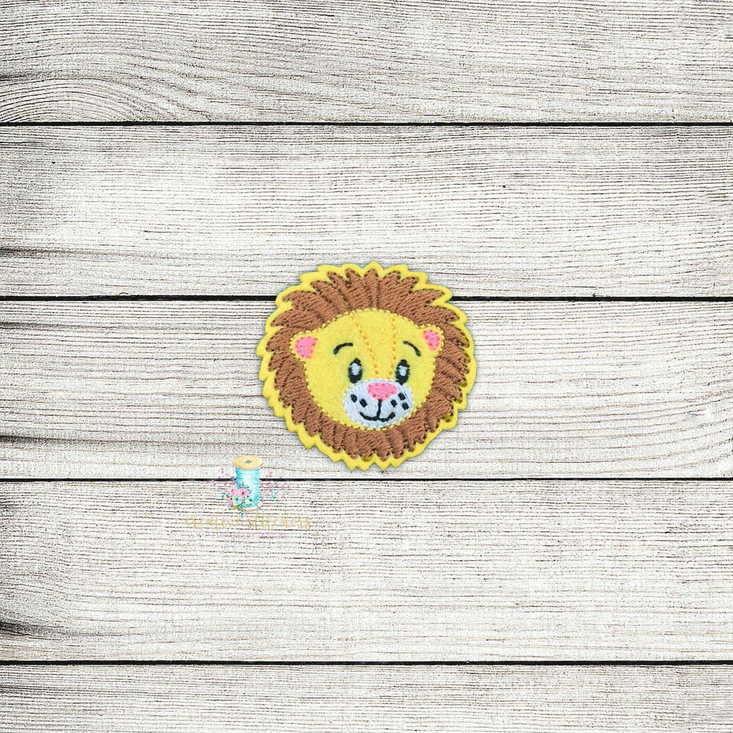 Lion Cutie Head Digital Embroidery Design File