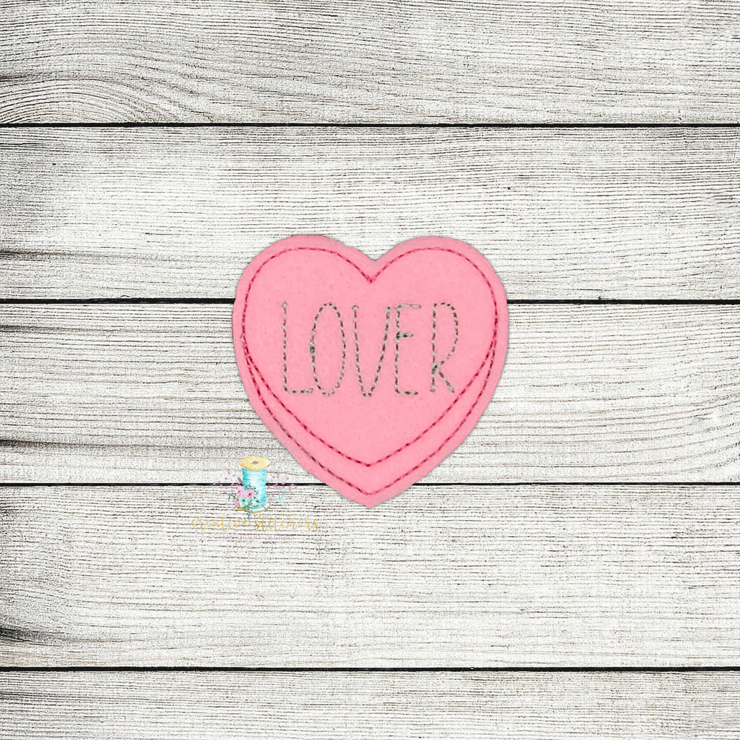 Lover Heart Feltie Digital Embroidery Design File