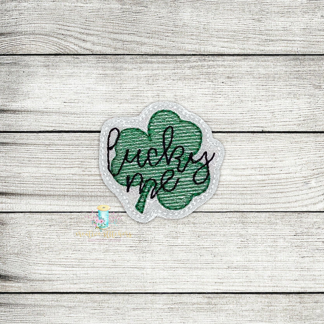 Lucky Me Feltie Digital Embroidery Design File PP