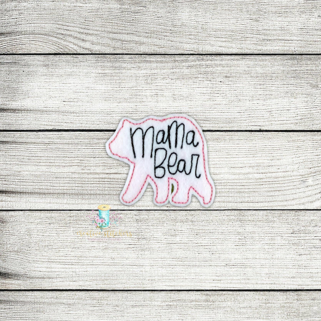 Mama Bear Digital Embroidery Design File