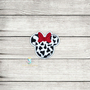 Miss Mouse Cow Digital Embroidery Design File