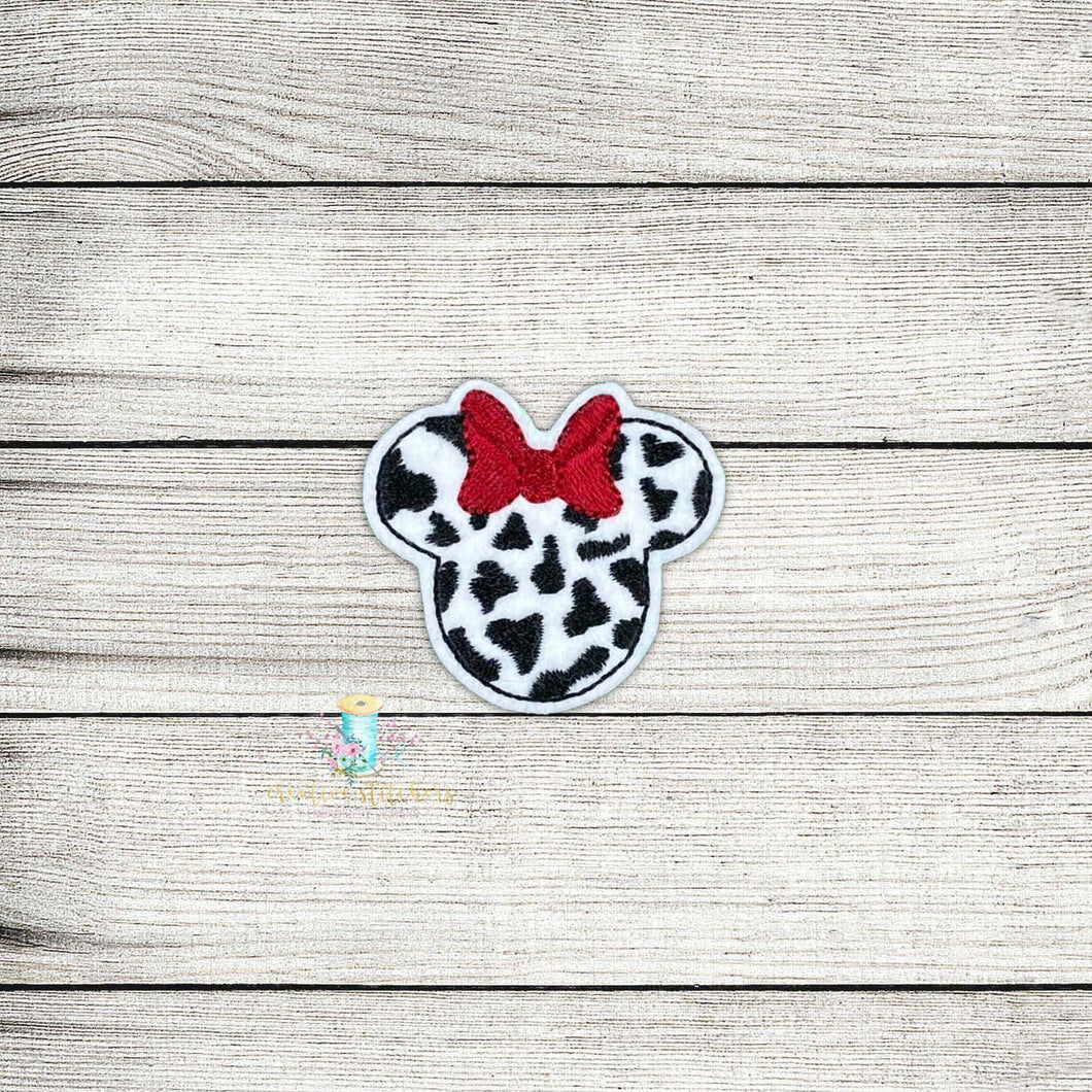 Miss Mouse Cow Digital Embroidery Design File