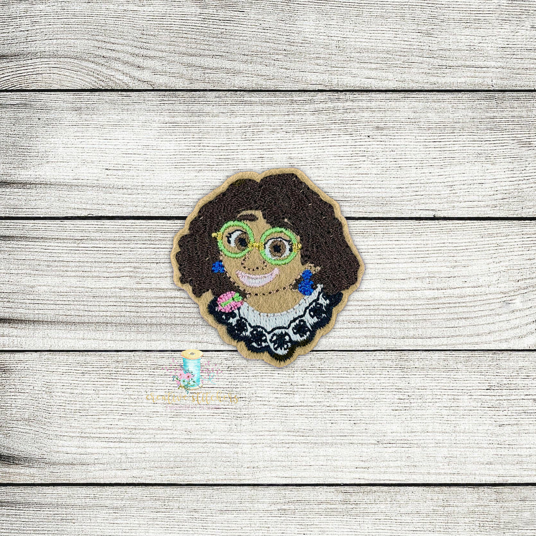 Mirabel En Can To Feltie Digital Embroidery Design File