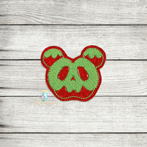 Mouse Poison Apple Feltie Digital Embroidery Design File