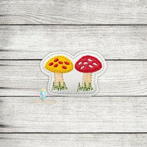 Mushrooms Feltie Digital Embroidery Design File