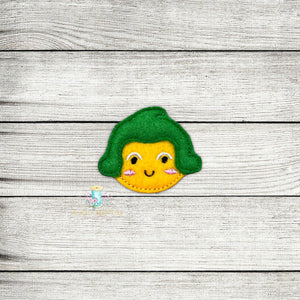 Oompas Head Feltie Digital Embroidery Design File