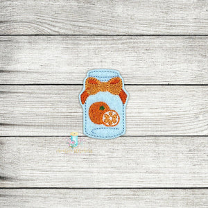 Orange Jar Embroidery Design File