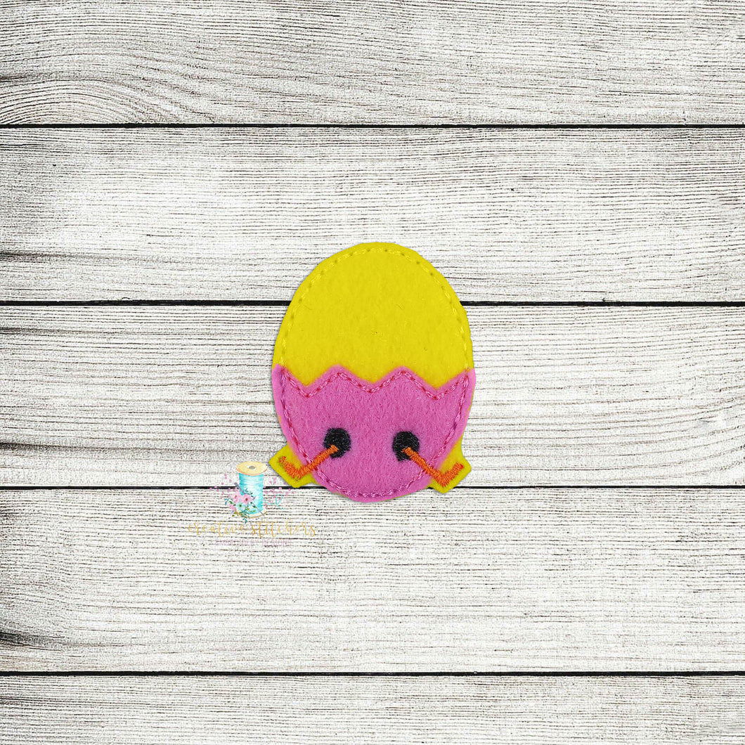 Peek A Boo Egg Feltie Digital Embroidery Design File