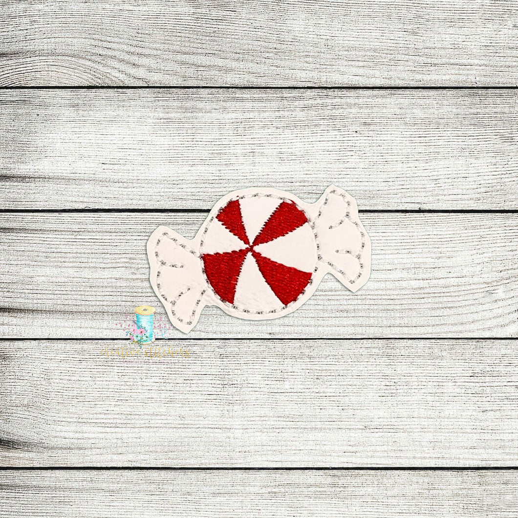 Peppermint Feltie Digital Embroidery Design File