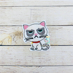 Grouchy Cat Digital Embroidery Design File