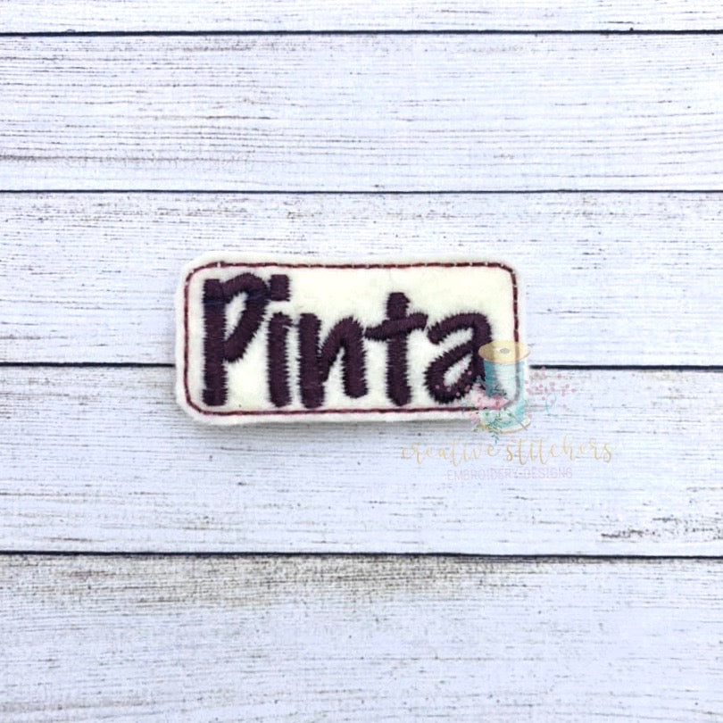 Pinta Digital Embroidery Design File