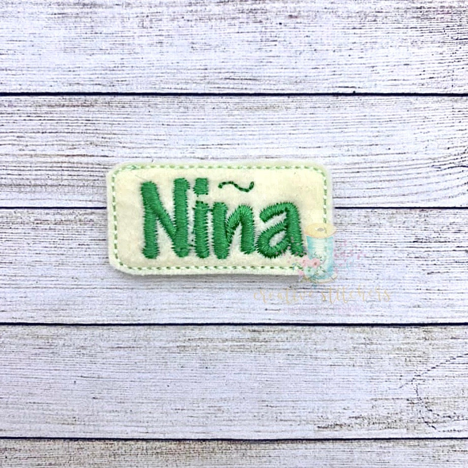 Nina Digital Embroidery Design File