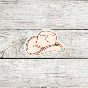 Cowboy Hat Digital Embroidery Design File PP