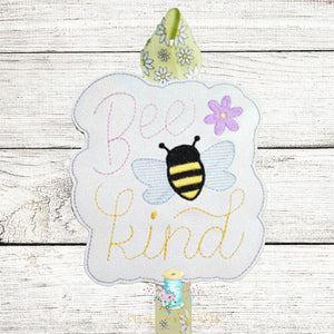 Bee Kind Bow Holder Digital Embroidery Design File PP