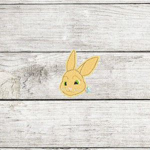 Mopsy Bunny Head Digital Embroidery Design File